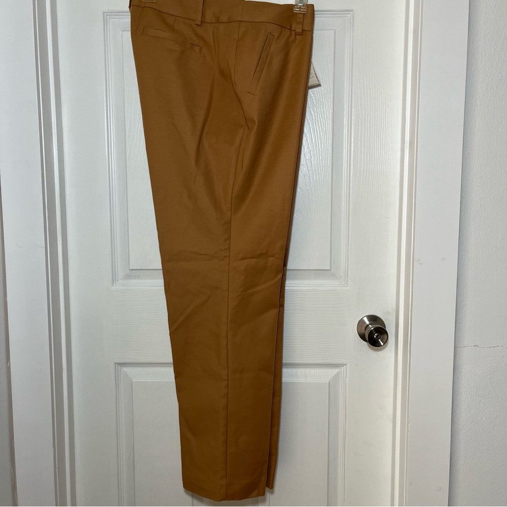 Charter Club NWT women’s Warm Toffee Straight leg Pants - Picture 2 of 5